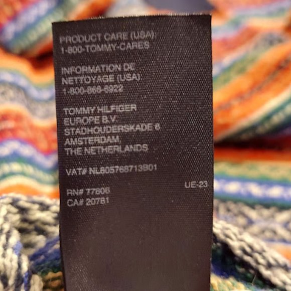 Tommy Hilfiger multi-color long sleeve sweater. Women size small. - Picture 13 of 14